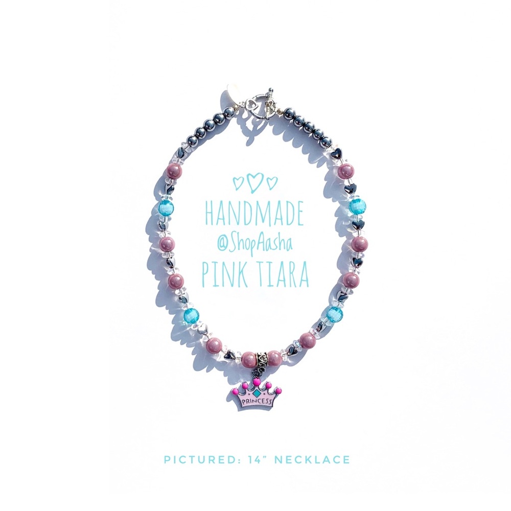 Pink Tiara Necklace